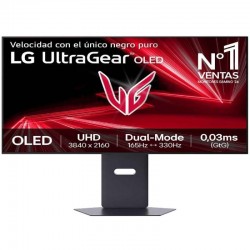 Monitor Gaming Ultrapanorámico LG UltraGear 32GX850A-B 32'/ 4K/ 0.03ms/ 330Hz/ OLED/ Regulable en Altura/ Negro