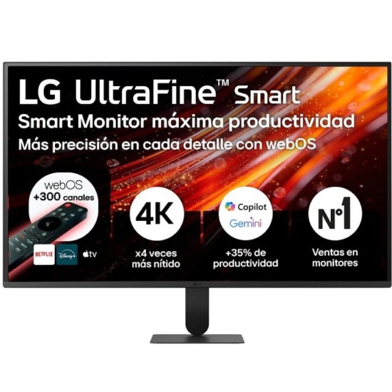 Smart monitor lg ultrafine 32u701sb-b 31.5'/ 4k/ multimedia/ smart tv/ negro Smart monitor lg ultrafine 32u701sb-b 31.5'/ 4k/ multimedia/ smart tv/ negro