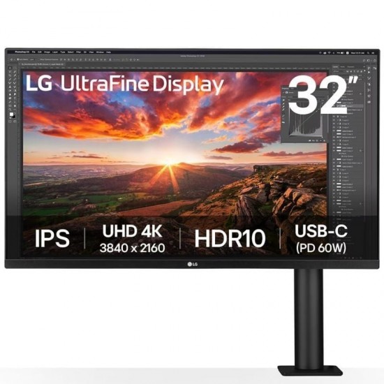 Monitor profesional lg ultrafine display 32un880k-b 31.5'/ 4k/ multimedia/ regulable en altura/ negro Monitor profesional lg ultrafine display 32un880k-b 31.5'/ 4k/ multimedia/ regulable en altura/ negro