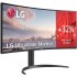 Monitor Profesional Ultrapanorámico Curvo LG 34WR55QK-B 34'/ WQHD/ Regulable en altura/ Negro