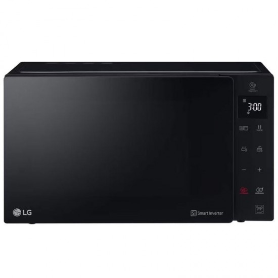 Microondas lg neochef mh6535gis/ 1000w/ capacidad 25l/ función grill/ negro