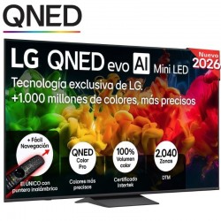 Televisor LG QNED evo AI QNED8EB Mini LED 75QNED8EB3A 75'/ Ultra HD 4K/ Smart TV/ WiFi Televisor LG QNED evo AI QNED8EB Mini LED 75QNED8EB3A 75'/ Ultra HD 4K/ Smart TV/ WiFi