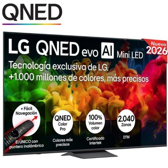 Televisor lg qned evo ai qned83b mini led 85qned8eb3a 85'/ ultra hd 4k/ smart tv/ wifi Televisor lg qned evo ai qned83b mini led 85qned8eb3a 85'/ ultra hd 4k/ smart tv/ wifi