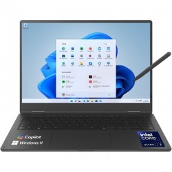 Portátil Convertible LG Gram Pro 16T90TP-K.AD88B Intel Core Ultra 7-255H/ 32GB/ 1TB SSD/ 16' Táctil/ Win11
