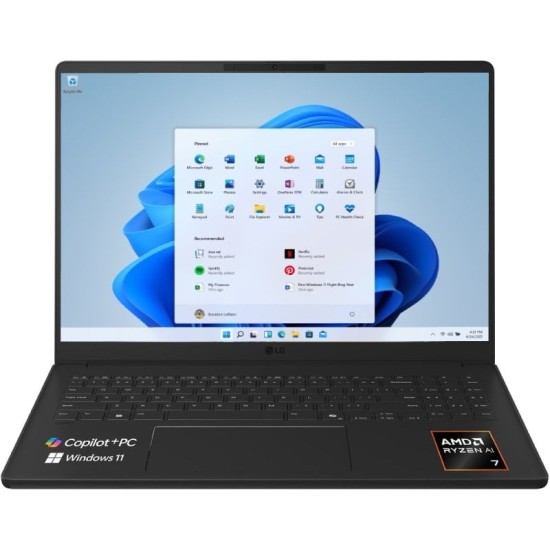 Portátil lg gram 16u55u-g.au75bn ryzen ai 7 445/ 16gb/ 512gb ssd/ 16'/ win11 Portátil lg gram 16u55u-g.au75bn ryzen ai 7 445/ 16gb/ 512gb ssd/ 16'/ win11