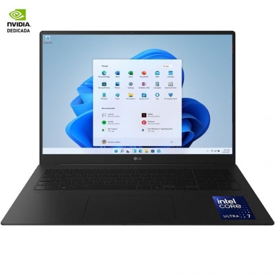 Portátil lg gram pro 17z90tr-e.ad88b intel core ultra 7-255h/ 32gb/ 1tb ssd/ geforce rtx 5050/ 17'/ win11