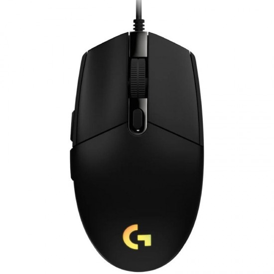 Ratón gaming logitech g203 lightsync/ hasta 8000 dpi/ negro