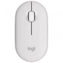 Ratón Inalámbrico Logitech Pebble 2 M350S/ Hasta 1000 DPI/ Blanco
