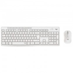 Teclado y Ratón Inalámbricos Logitech Silent Touch MK295/ Blanco