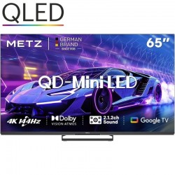 Televisor Metz QLED-MiniLED 65MNE8000Z 65'/ Ultra HD 4K/ Smart TV/ WiFi