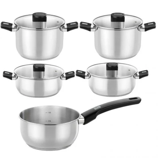 Pack batería de cocina elite monix m240002/ cazo ø14cm/ ollas ø20 - 24cm/ cacerolas ø20 - 24cm/ acero inoxidable/ apta para Pack batería de cocina elite monix m240002/ cazo ø14cm/ ollas ø20 - 24cm/ cacerolas ø20 - 24cm/ acero inoxidable/ apta para
