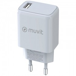 Cargador de Pared Muvit For Change MCACC0002/ 1xUSB/ 15W