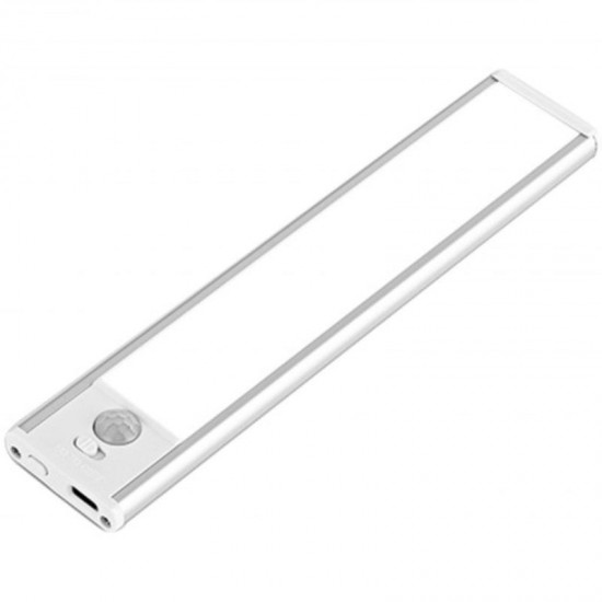 Barra de luz magnética con sensor de movimiento muvit io miocab001/ 3 modos de luz/ con batería/ blanca Barra de luz magnética con sensor de movimiento muvit io miocab001/ 3 modos de luz/ con batería/ blanca