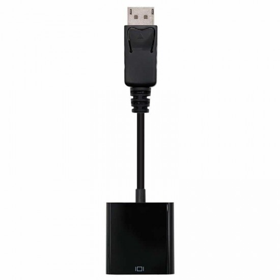 Conversor nanocable 10.16.0602/ displayport macho - vga hembra/ 15cm/ negro