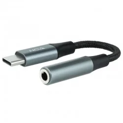 Conversor USB Tipo-C Nanocable 10.24.1204/ USB Tipo-C Macho - Jack 3.5 Hembra Conversor USB Tipo-C Nanocable 10.24.1204/ USB Tipo-C Macho - Jack 3.5 Hembra