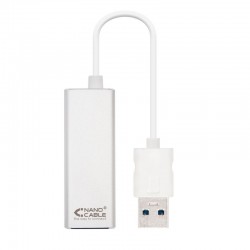 Adaptador USB 3.0 - RJ45 Nanocable 10.03.0401/ 1000Mbps Adaptador USB 3.0 - RJ45 Nanocable 10.03.0401/ 1000Mbps