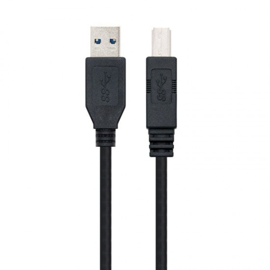 Cable usb 3.0 impresora nanocable 10.01.0802-bk/ usb tipo-b macho - usb macho/ 2m/ negro Cable usb 3.0 impresora nanocable 10.01.0802-bk/ usb tipo-b macho - usb macho/ 2m/ negro