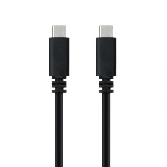 Cable usb 2.0 tipo-c nanocable 10.01.2301-l150/ usb tipo-c macho - usb tipo-c macho/ 480mbps/ 1.5m/ negro