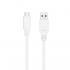 Cable USB 3.1 Tipo-C Nanocable 10.01.4001-W/ USB Tipo-C Macho - USB Macho/ 10Gbps/ 1m/ Blanco