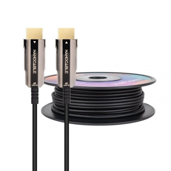 Cable hdmi 2.0 aoc 4k nanocable 10.15.2099/ hdmi macho - hdmi macho/ 100m/ negro Cable hdmi 2.0 aoc 4k nanocable 10.15.2099/ hdmi macho - hdmi macho/ 100m/ negro