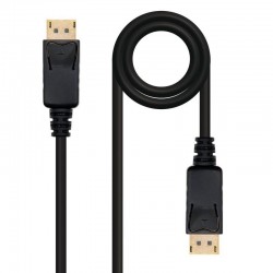 Cable DisplayPort 1.2 4K Nanocable 10.15.2301/ DisplayPort Macho - DisplayPort Macho/ 1m/ Negro Cable DisplayPort 1.2 4K Nanocable 10.15.2301/ DisplayPort Macho - DisplayPort Macho/ 1m/ Negro