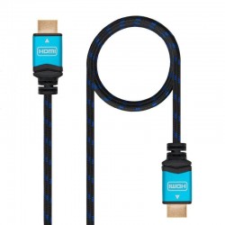 Cable HDMI 2.0 4K Nanocable 10.15.3703/ HDMI Macho - HDMI Macho/ 3m/ Negro Cable HDMI 2.0 4K Nanocable 10.15.3703/ HDMI Macho - HDMI Macho/ 3m/ Negro