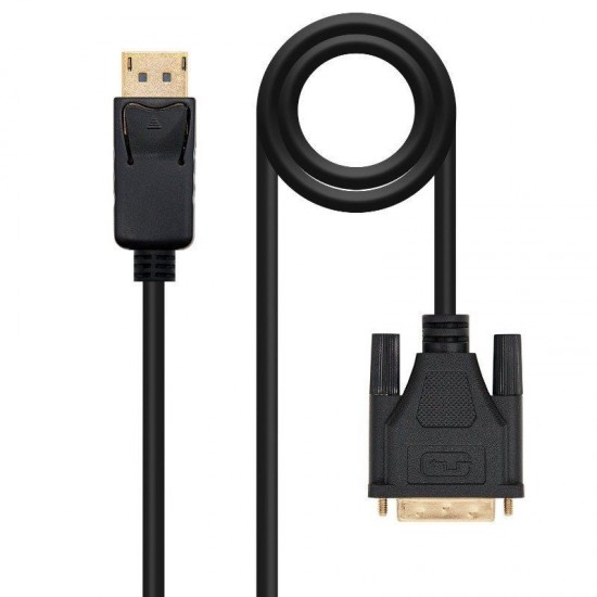 Cable conversor nanocable 10.15.4502/ displayport macho - dvi macho/ 2m/ negro Cable conversor nanocable 10.15.4502/ displayport macho - dvi macho/ 2m/ negro