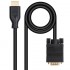 Cable Conversor Nanocable 10.15.4602/ VGA Macho - HDMI 8K Macho/ 1.8m/ Negro