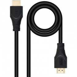 Cable HDMI 1.4 Nanocable 10.15.4705/ HDMI Macho - HDMI Macho/ 5m/ Negro