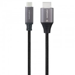 Cable Conversor Nanocable 10.15.5262/ USB Tipo-C Macho - HDMI Macho/ 1.8m/ Negro Cable Conversor Nanocable 10.15.5262/ USB Tipo-C Macho - HDMI Macho/ 1.8m/ Negro