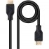 Cable HDMI 2.1 8K Nanocable 10.15.8300/ HDMI Macho - HDMI Macho/ 50cm/ Negro