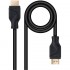 Cable HDMI 2.1 8K Nanocable 10.15.8303/ HDMI Macho - HDMI Macho/ 3m/ Negro