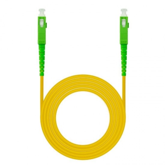 Cable de fibra óptica g657a2 nanocable 10.20.0000-100/ lszh/ 100m/ amarillo
