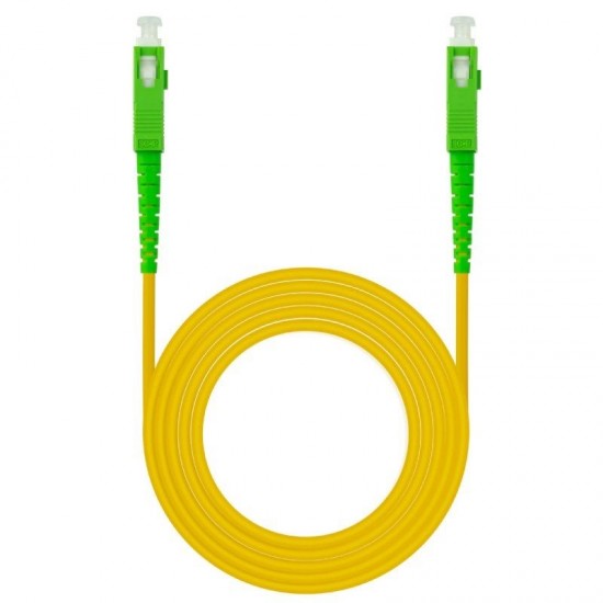 Cable de fibra óptica g657a2 nanocable 10.20.0003/ lszh/ 3m/ amarillo