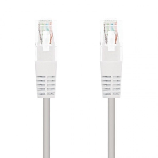 Cable de red rj45 utp nanocable 10.20.0101-w cat.5e/ 1m/ blanco