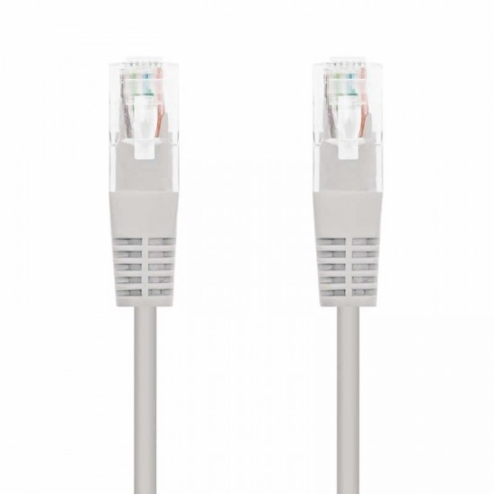 Cable de red rj45 utp nanocable 10.20.0400-l25 cat.6/ 25cm/ gris