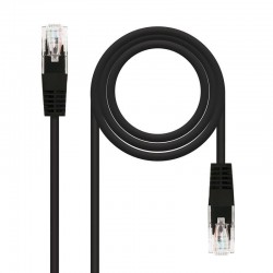 Cable de Red RJ45 UTP Nanocable 10.20.0401-BK/ Cat.6/ 1m/ Negro Cable de Red RJ45 UTP Nanocable 10.20.0401-BK/ Cat.6/ 1m/ Negro