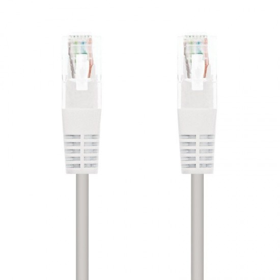 Cable de red rj45 utp nanocable 10.20.0401-w cat.6/ 1m/ blanco