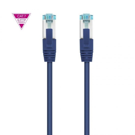 Cable de red rj45 sftp nanocable 10.20.1701-bl cat.7/ 1m/ azul