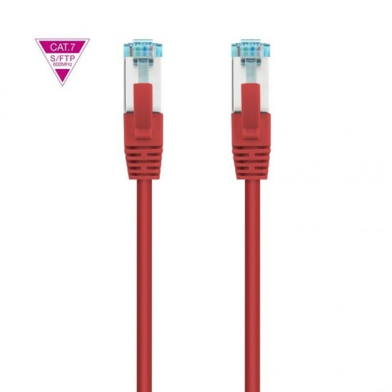 Cable de red rj45 sftp nanocable 10.20.1702-r cat.7/ 2m/ rojo