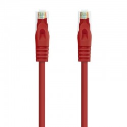 Cable de Red RJ45 UTP Nanocable 10.20.1800-L25-R Cat.6A/ LSZH/ 25cm/ Rojo