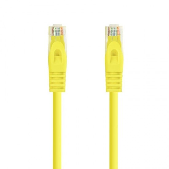Cable de red rj45 utp nanocable 10.20.1800-l25-y cat.6a/ lszh/ 25cm/ amarillo