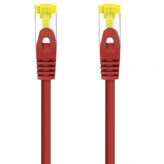 Cable de red rj45 sftp nanocable 10.20.1900-l25-r cat.6a/ lszh/ 25cm/ rojo