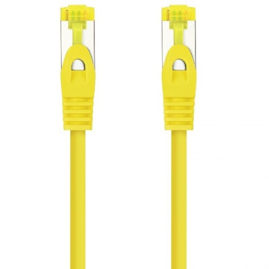 Cable de red rj45 sftp nanocable 10.20.1900-l25-y cat.6a/ lszh/ 25cm/ amarillo
