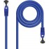 Cable de Red RJ45 SSTP Nanocable 10.20.2000-BL Cat.8.1/ 50cm/ Azul