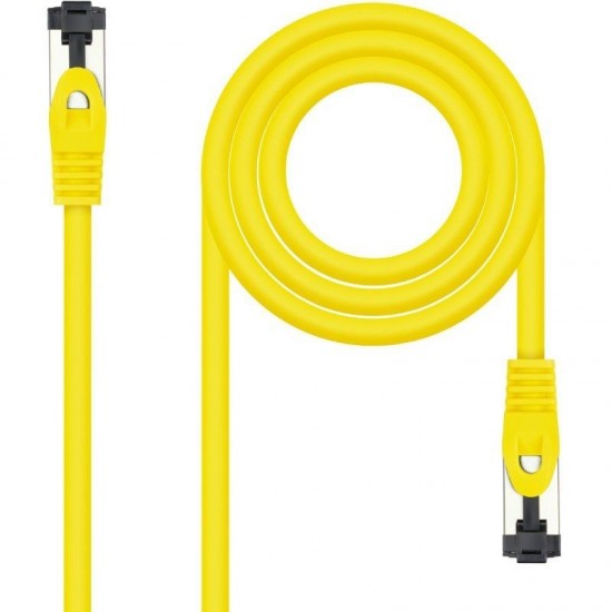Cable de red rj45 sstp nanocable 10.20.2000-l25-y cat.8.1/ 25cm/ amarillo