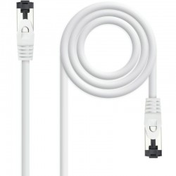 Cable de Red RJ45 SSTP Nanocable 10.20.2001-W Cat.8.1/ 1m/ Blanco