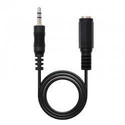 Cable Estéreo Nanocable 10.24.0203/ Jack 3.5 Macho - Jack 3.5 Hembra/ 3m/ Negro Cable Estéreo Nanocable 10.24.0203/ Jack 3.5 Macho - Jack 3.5 Hembra/ 3m/ Negro