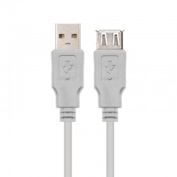Cable Alargador USB 2.0 Nanocable 10.01.0204/ USB Macho - USB Hembra/ 3m/ Beige Cable Alargador USB 2.0 Nanocable 10.01.0204/ USB Macho - USB Hembra/ 3m/ Beige