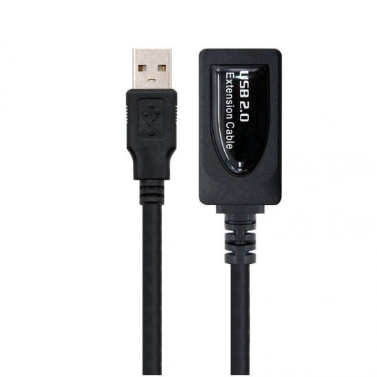 Cable alargador usb 2.0 nanocable 10.01.0211/ usb macho - usb hembra/ 5m/ negro Cable alargador usb 2.0 nanocable 10.01.0211/ usb macho - usb hembra/ 5m/ negro